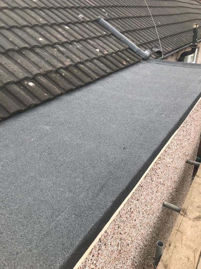 Flat roof installed in liverpool by maximum scaffolding and roofing